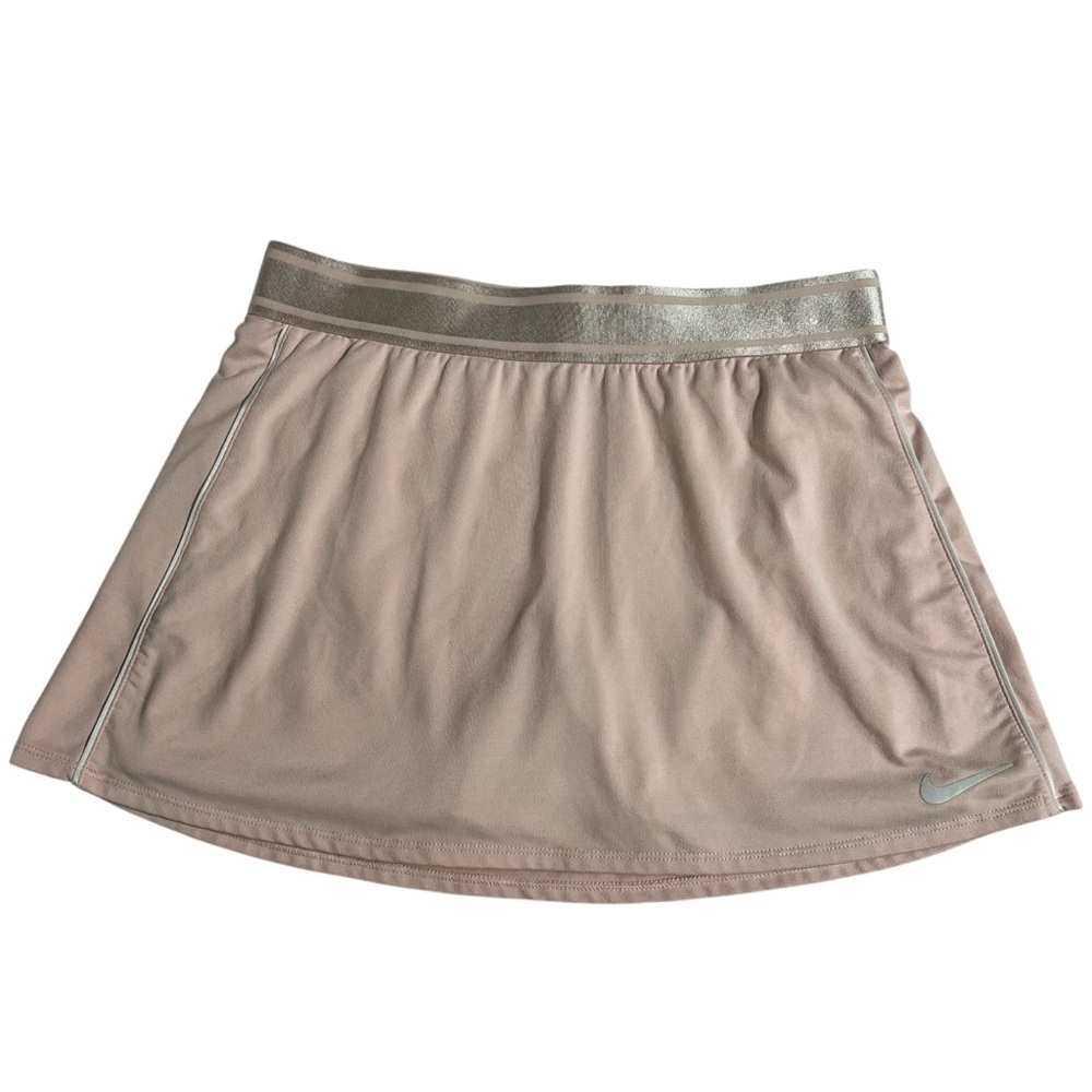 Nike Winter Court Pink and Silver Mini Tennis Skirt